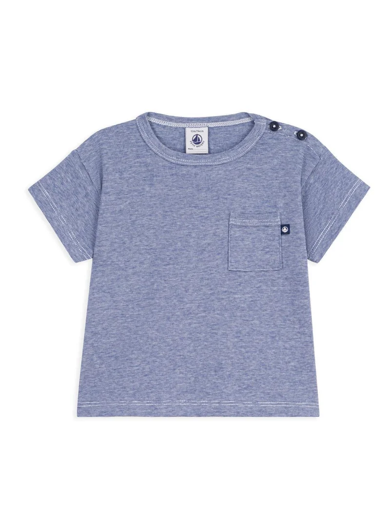 بيتي باتو Babies' short-sleeved stripy cotton T-shirt